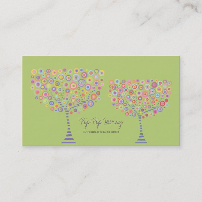 Visita Tarjeta de perfil de negocio personal de la tienda (Anverso)