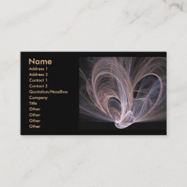 Visita Tarjeta de perfil de ondas luminosas