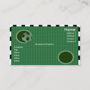 Visita Tarjeta de perfil de pared de objetivo