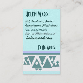 Visita Tarjeta de perfil de triángulos del norte