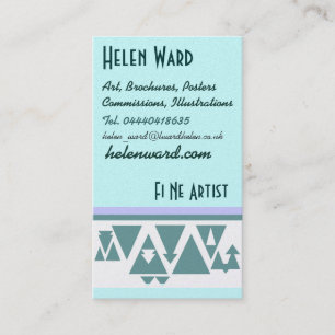 Visita Tarjeta de perfil de triángulos del norte