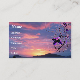 Visita Tarjeta de perfil Floral Sunshine