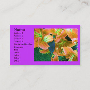 Visita Tarjeta de perfil "Florist"