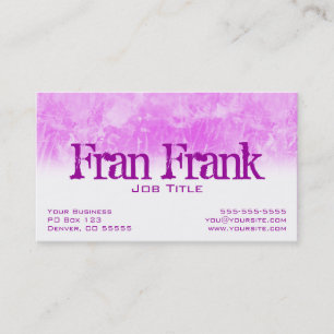 Visita Tarjeta de perfil grunge rosa