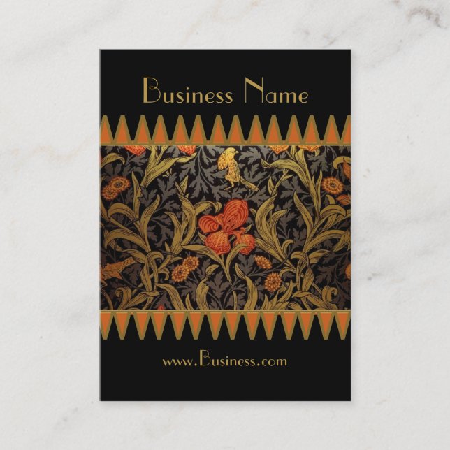 Visita Tarjeta de perfil Imprimir William Morris 3 (Anverso)