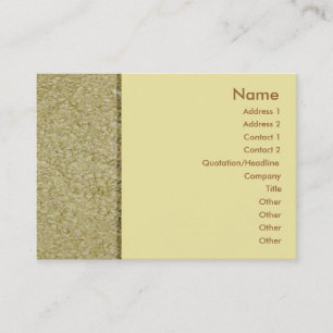 Visita Tarjeta de perfil Khaki Sandstone