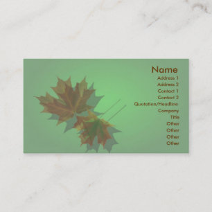 Visita Tarjeta de perfil Maple Leave