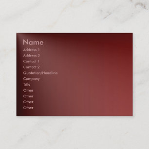 Visita Tarjeta de perfil maroon