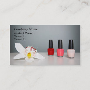 Visita Tarjeta de perfil Nail Polaco & Orquídea