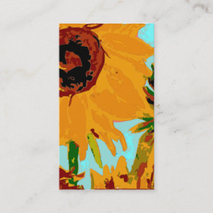 Visita Tarjeta de perfil/negocio de girasol
