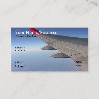 Visita Tarjeta de perfil/negocio de viajes