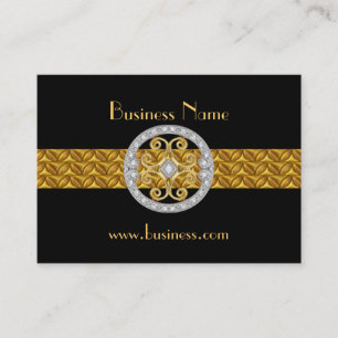 Visita Tarjeta de perfil Negocios Joyas de Plata y Oro (0