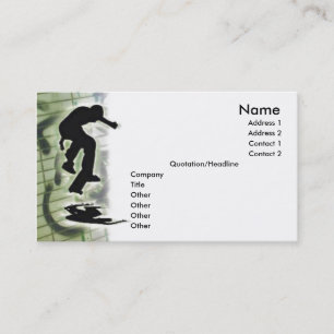 Visita Tarjeta de perfil para patinadores