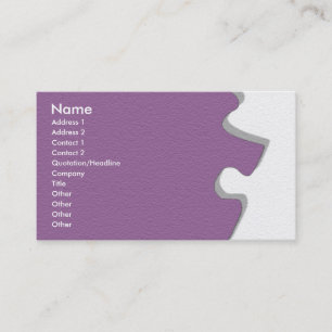 Visita Tarjeta de perfil Purple Sandstone