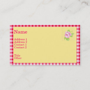 Visita Tarjeta de perfil Rosa