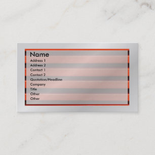 Visita Tarjeta de perfil transparente del obturador rojo