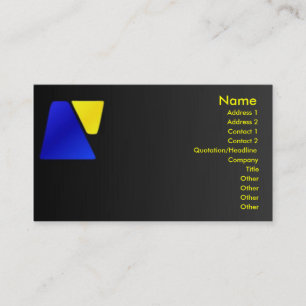 Visita Tarjeta de perfil Trapezoide