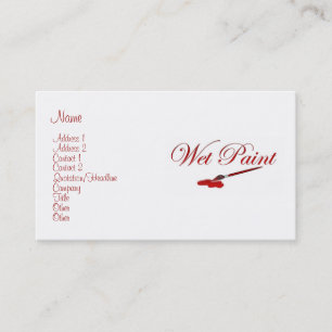 Visita Tarjeta de perfil Wed Paint