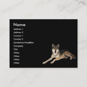 Visita Tarjeta de perfil Wolf