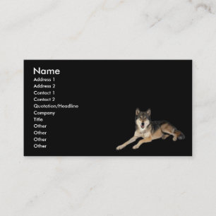 Visita Tarjeta de perfil Wolf