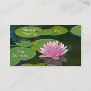 Visita Tarjeta de personalizable, elegante Lotus Blossom