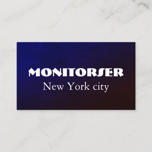 Visita Tarjeta de Personalizable moderna (Anverso)