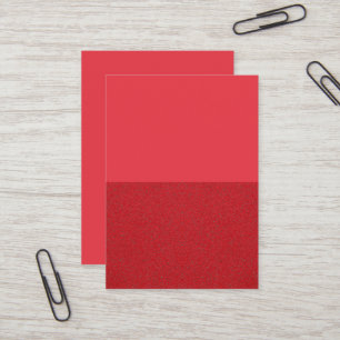Visita Tarjeta de Personalizado de doble tono rojo de tom