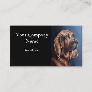 Visita tarjeta de pintura de retrato de mascota