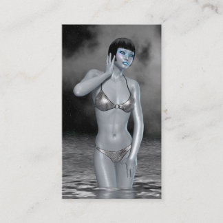 Visita Tarjeta de plata del perfil del lago