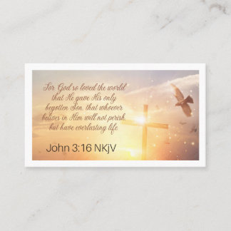 Visita Tarjeta de plegaria John 3:16