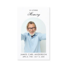 Tarjeta de plegaria minimo simple para el arco fot