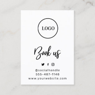 Visita Tarjeta de postre Waxy con logotipo de Personaliza
