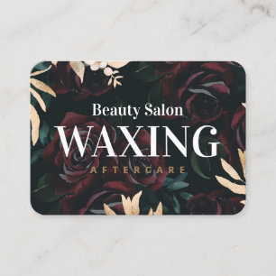 Visita Tarjeta de postura de Waxing de lujo