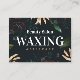 Visita Tarjeta de postura de Waxing de lujo