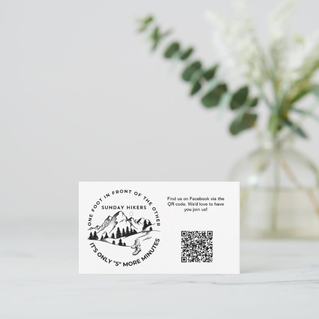 Visita Tarjeta de presentación (Anverso de pie)