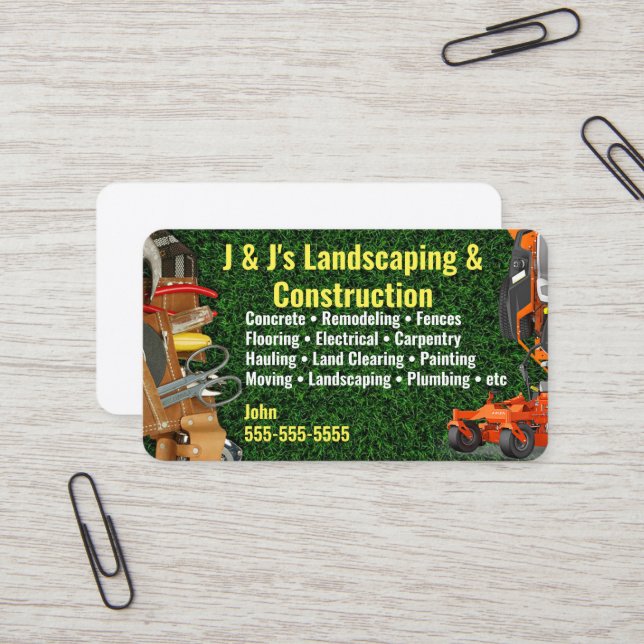 Visita Tarjeta de presentación (Anverso/Reverso In Situ)