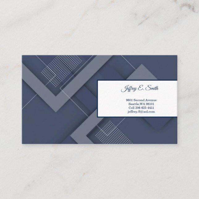 Visita Tarjeta de presentación (Anverso)