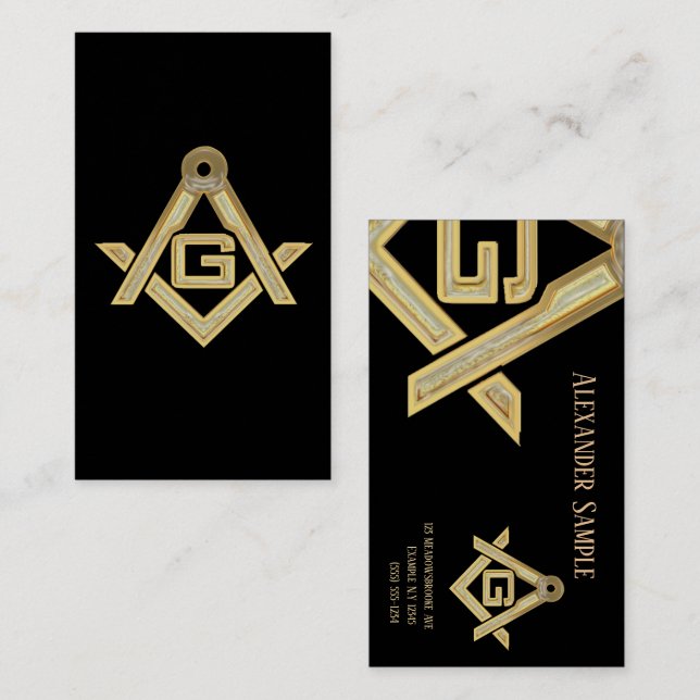 Visita Tarjeta de presentación (Anverso / Reverso)