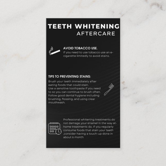 Visita Tarjeta de presentación (Anverso)