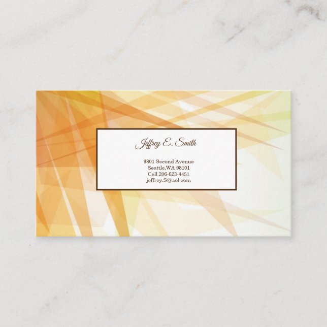 Visita Tarjeta de presentación (Anverso)