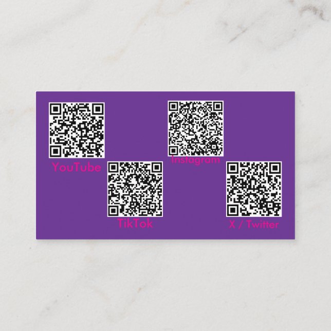 Visita Tarjeta de presentación (Reverso)