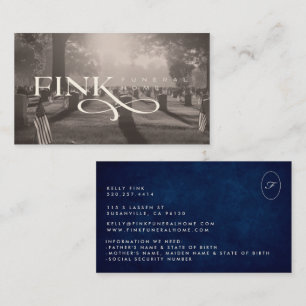 Visita Tarjeta de presentación 1   Casa funeraria Fink