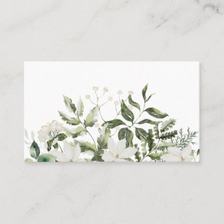Visita Tarjeta de presentación - acuarela floral