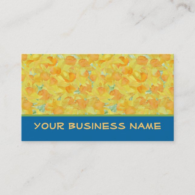 Visita Tarjeta de presentación al Personalizar: Daffodis  (Anverso)
