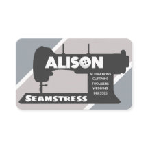 Tarjeta de presentación Alison Seamstress