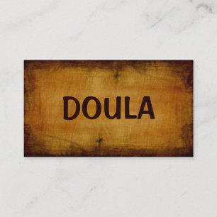 Visita Tarjeta de presentación antigua de doula
