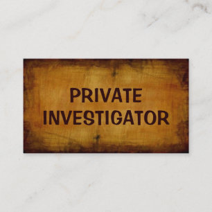 Visita Tarjeta de presentación antigua del investigador p