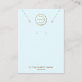 Visita Tarjeta de presentación azul de la pantalla del co