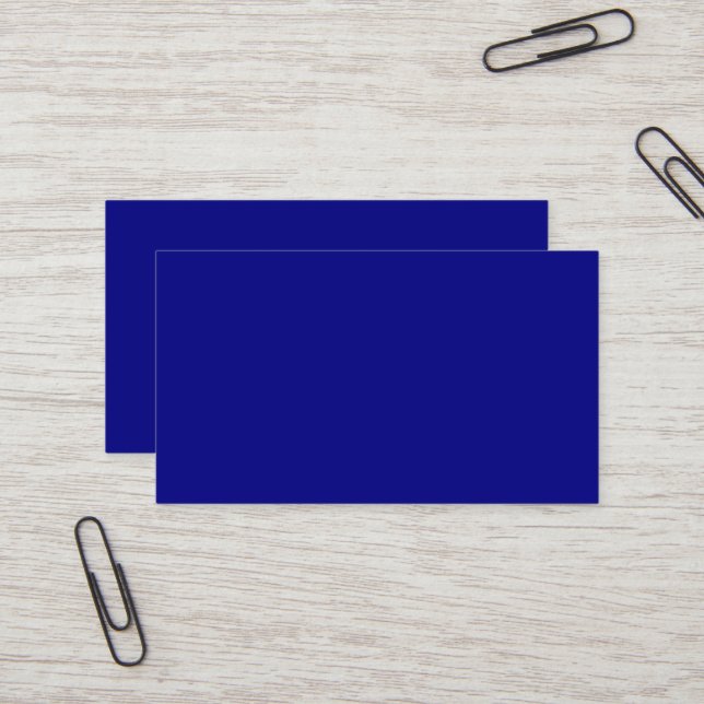Visita Tarjeta de presentación azul marino (Anverso/Reverso In Situ)
