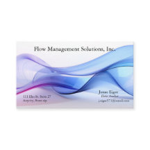 Tarjeta de presentación azul y lavanda transparent